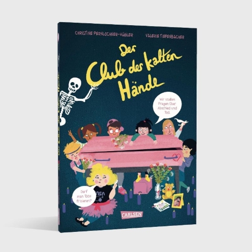 Buchcover und Innenansicht für das Buch: Der Club der kalten Hände