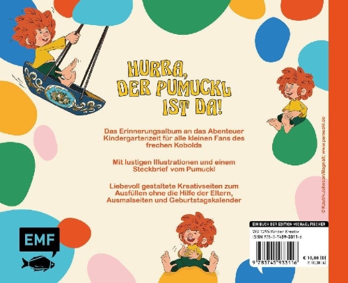 Buchcover und Innenansicht für das Buch: Pumuckl - Meine Kindergartenfreunde
