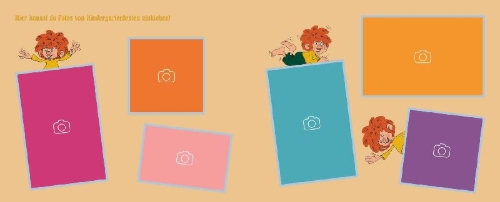 Buchcover und Innenansicht für das Buch: Pumuckl - Meine Kindergartenfreunde