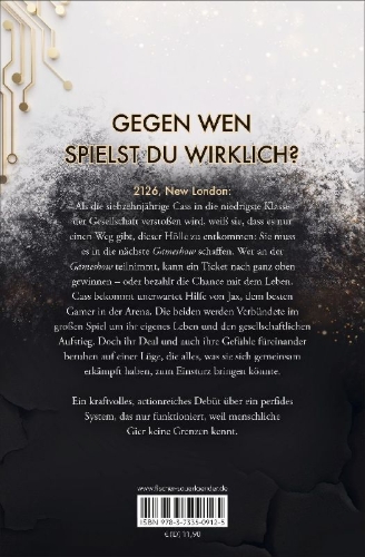 Buchcover und Innenansicht für das Buch: Gameshow - Der Preis der Gier