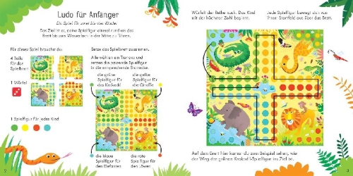 Buchcover und Innenansicht für das Buch: LUDO - Bring die Tiere nach Hause!
