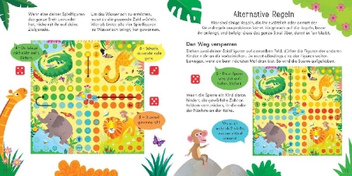 Buchcover und Innenansicht für das Buch: LUDO - Bring die Tiere nach Hause!