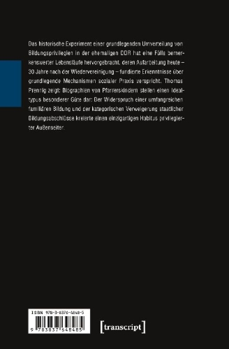 Buchcover und Innenansicht für das Buch: Pfarrerskinder in der DDR