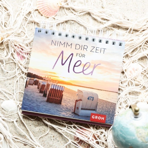 Buchcover und Innenansicht für das Buch: Nimm dir Zeit für Meer