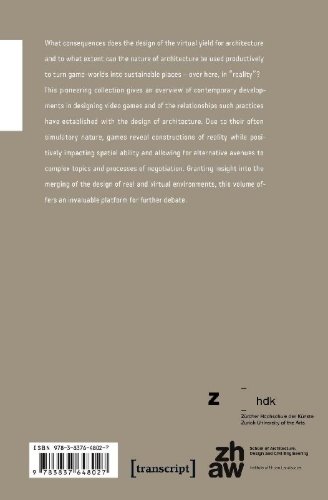 Buchcover und Innenansicht für das Buch: Architectonics of Game Spaces