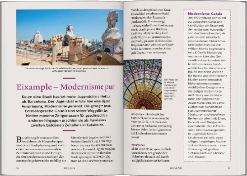 Buchcover und Innenansicht für das Buch: Baedeker SMART Reiseführer Barcelona
