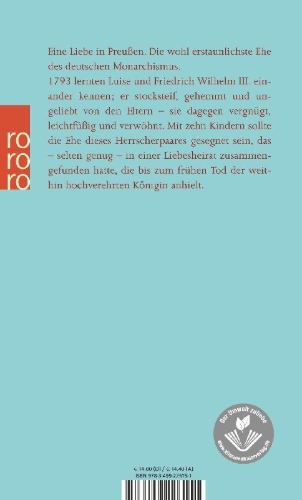 Buchcover und Innenansicht für das Buch: Königin Luise und Friedrich Wilhelm III.