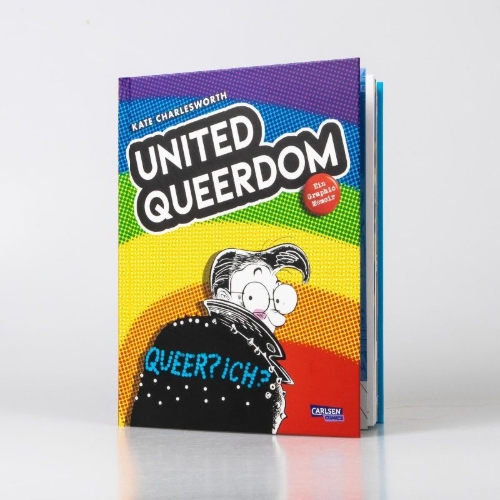 Buchcover und Innenansicht für das Buch: United Queerdom