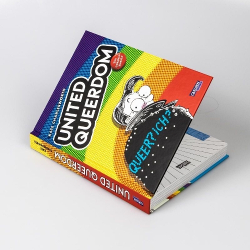 Buchcover und Innenansicht für das Buch: United Queerdom
