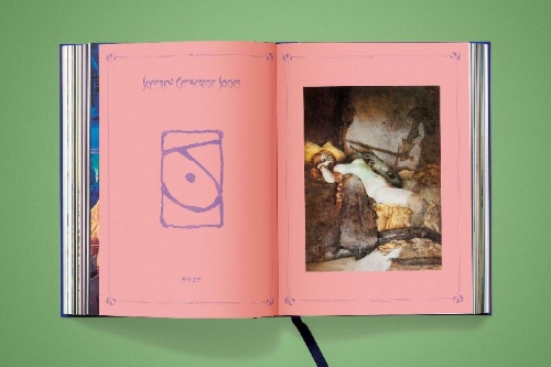 Buchcover und Innenansicht für das Buch: Masterpieces of Fantasy Art
