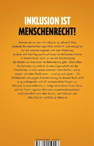 Buchcover und Innenansicht für das Buch: Wer Inklusion will, findet einen Weg. Wer sie nicht will, findet Ausreden.