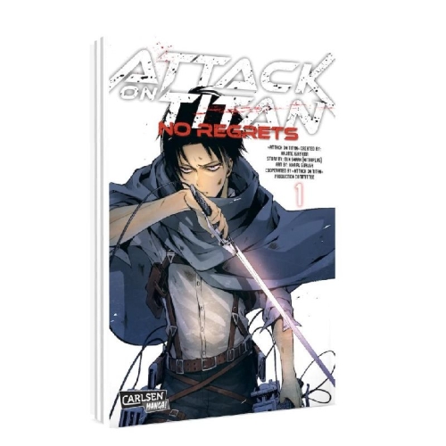 Buchcover und Innenansicht für das Buch: Shingeki no kyojin kuinaki sentaku