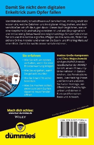 Buchcover und Innenansicht für das Buch: Meine digitale Sicherheit Tipps und Tricks für Dummies