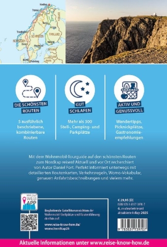 Buchcover und Innenansicht für das Buch: Reise Know-How Wohnmobil-Tourguide Nordkap