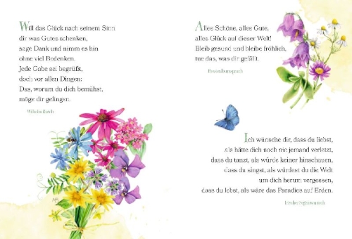 Buchcover und Innenansicht für das Buch: Das Leben will gefeiert werden