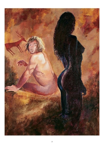 Buchcover und Innenansicht für das Buch: Peintre et Modèle