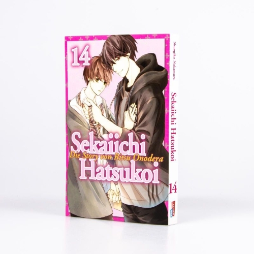 Buchcover und Innenansicht für das Buch: Sekaiichi Hatsukoi