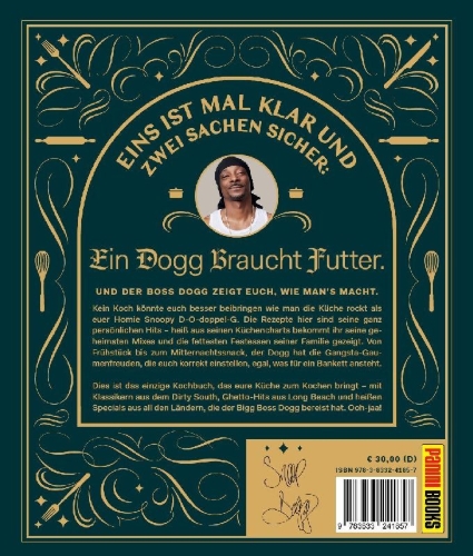 Buchcover und Innenansicht für das Buch: From Crook To Cook: Platinum Recipes From Tha Boss Dogg's Kitchen