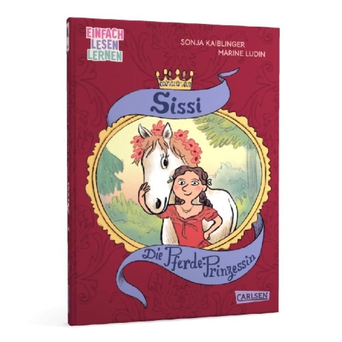 Buchcover und Innenansicht für das Buch: Sissi: Die Pferde-Prinzessin