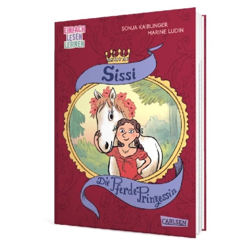 Buchcover und Innenansicht für das Buch: Sissi: Die Pferde-Prinzessin