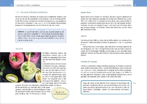 Buchcover und Innenansicht für das Buch: Kinder essen im Ganztag