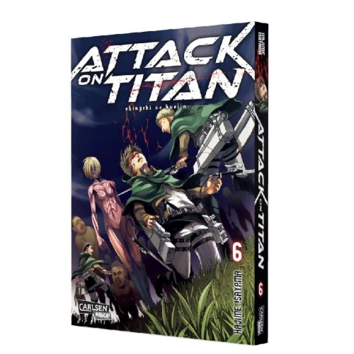 Buchcover und Innenansicht für das Buch: Shingeki no Kyojin