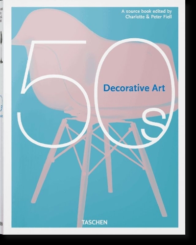 Buchcover und Innenansicht für das Buch: Decorative Art 50s