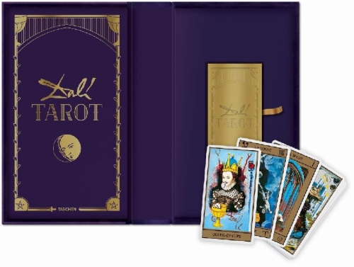 Buchcover und Innenansicht für das Buch: Dalí. Tarot