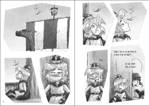 Buchcover und Innenansicht für das Buch: Freya und die Furchtlosen (Band 3) - Oh la la, die Wikinger kommen!