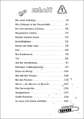 Buchcover und Innenansicht für das Buch: Andro, streng geheim! (Band 1) - Fehlermeldung: Schule