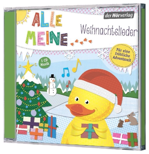 Buchcover und Innenansicht für das Buch: Alle meine Weihnachtslieder