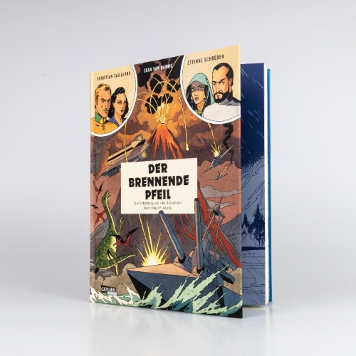 Buchcover und Innenansicht für das Buch: Blake und Mortimer Spezial 2: Der brennende Pfeil