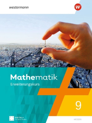 Buchcover und Innenansicht für das Buch: Mathematik 9E. Schulbuch. Hessen