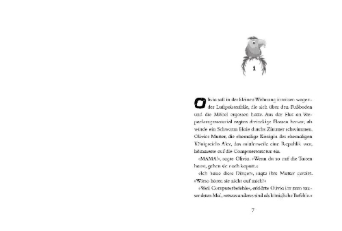 Buchcover und Innenansicht für das Buch: Princess Olivia investigates