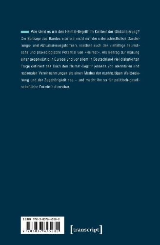 Buchcover und Innenansicht für das Buch: Heimat global