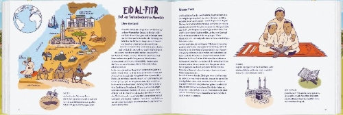 Buchcover und Innenansicht für das Buch: Heute feiern wir!
