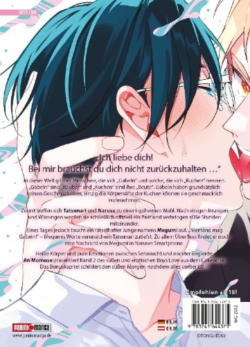 Buchcover und Innenansicht für das Buch: Liebe auf der Zungenspitze 02