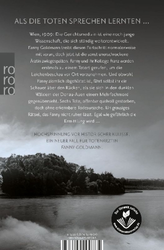 Buchcover und Innenansicht für das Buch: Die Totenärztin: Donaunebel