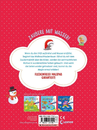 Buchcover und Innenansicht für das Buch: Mes dessins magiques - Noel