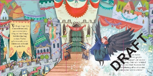 Buchcover und Innenansicht für das Buch: Mein märchenhaftes Pop-up-Buch: Dornröschen