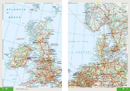 Buchcover und Innenansicht für das Buch: MARCO POLO Reiseatlas Tschechische Republik 1:200.000