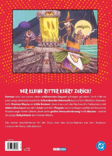Buchcover und Innenansicht für das Buch: Little Batman: Month One #3-#4