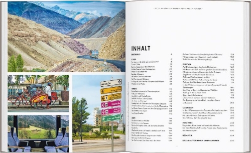 Buchcover und Innenansicht für das Buch: Les 50 plus beaux Voyages
