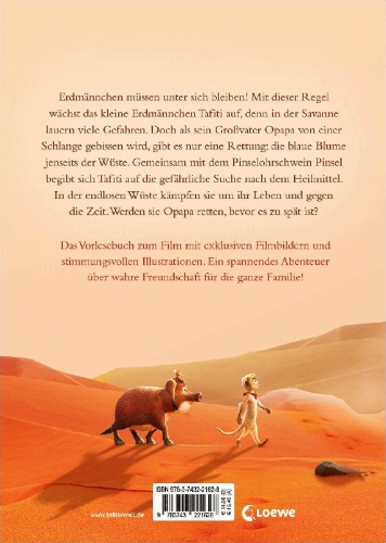 Buchcover und Innenansicht für das Buch: Tafiti - Ab durch die Wüste