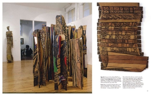 Buchcover und Innenansicht für das Buch: El Anatsui