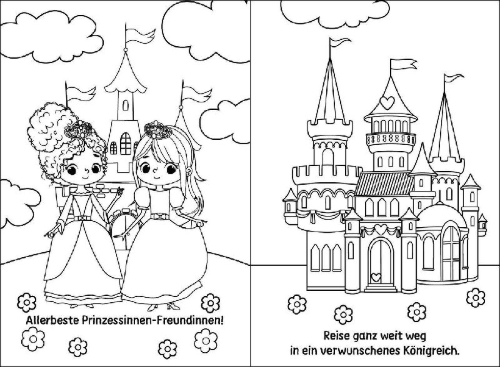 Buchcover und Innenansicht für das Buch: I Love Crystals - Princesses