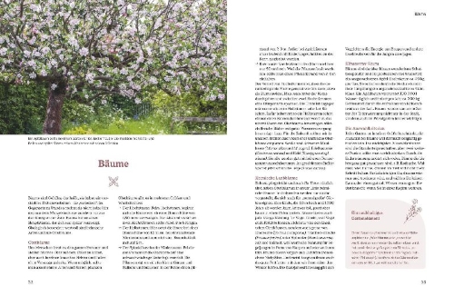 Buchcover und Innenansicht für das Buch: Pflegeleichte Naturgärten gestalten