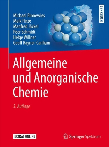 Buchcover und Innenansicht für das Buch: Allgemeine und Anorganische Chemie