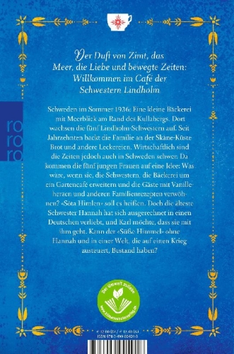 Buchcover und Innenansicht für das Buch: Der süße Himmel der Schwestern Lindholm