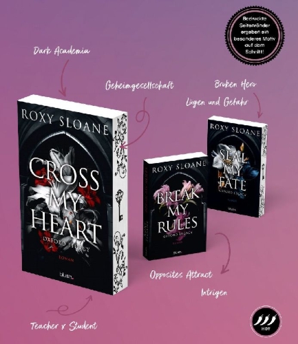 Buchcover und Innenansicht für das Buch: Break My Rules (Oxford Legacy 2)